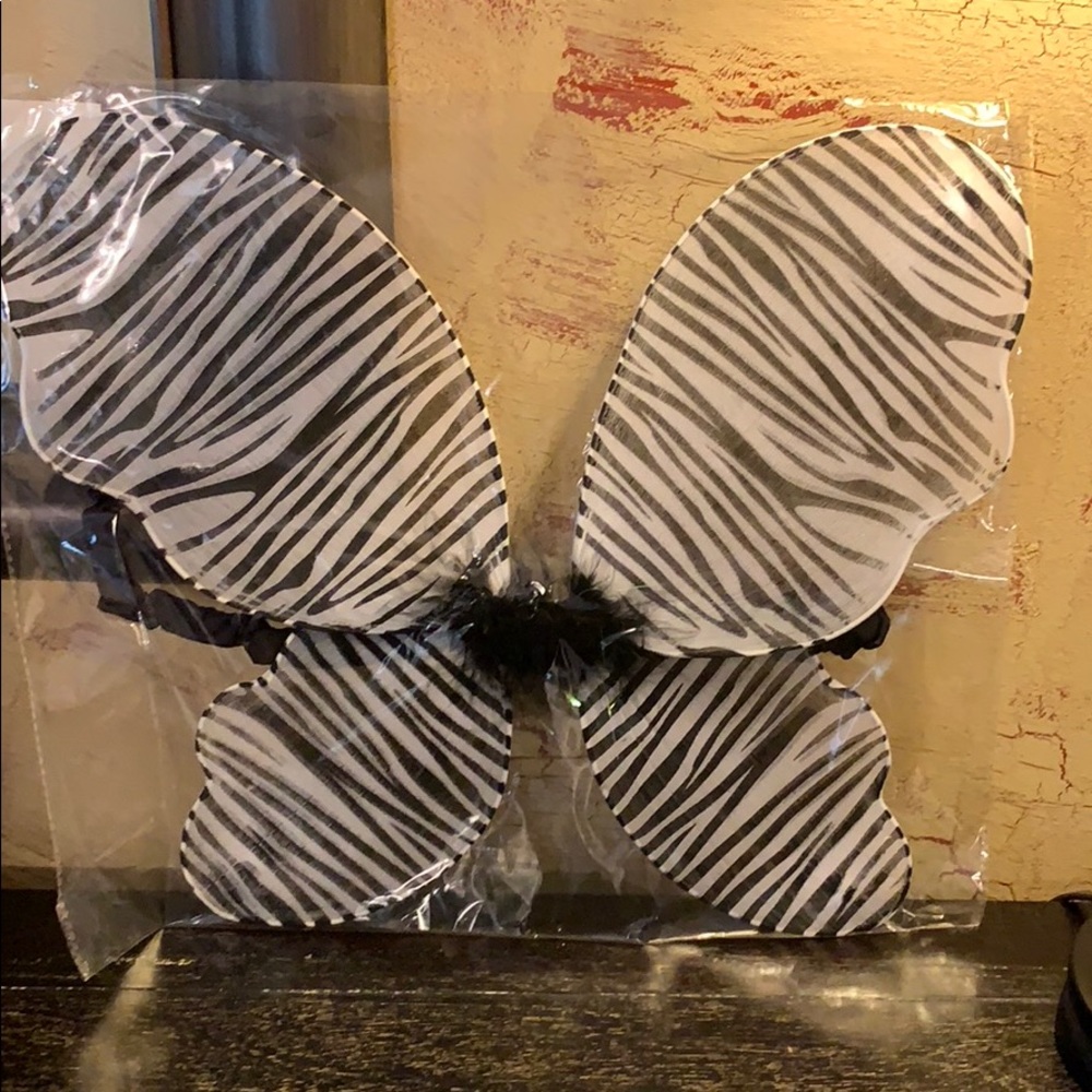 7 pairs of zebra Fairy wings